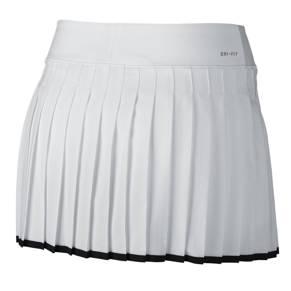 Nike Dri-Fit Victory Skort Shorts Skirt Off White Size Large 728773-100 Pleated - Picture 8 of 16